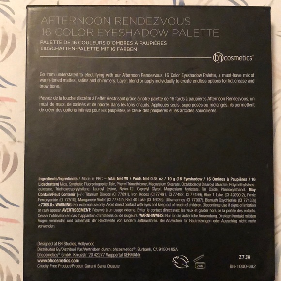 BH cosmetics 16 eyeshadow palette. NEVER USED! - Picture 5 of 5